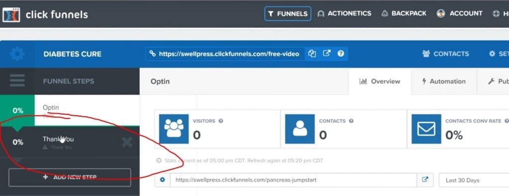 Clickfunnels setup step 10